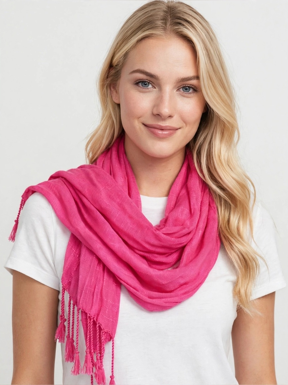 Pink Scarf Wrap Like New